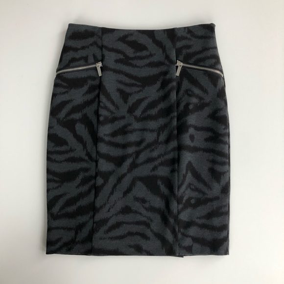 MICHAEL Michael Kors Dresses & Skirts - Michael KORS Zebra Print Ponte Skirt - Size 4